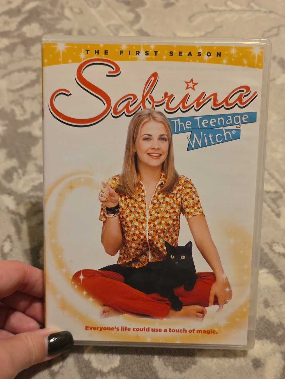 Disney Sabrina The Teenage Witch DVD - White, Red, Yellow, Black